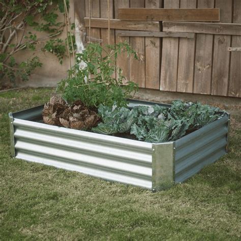 planter box corrugated metal|corrugated metal raised beds.